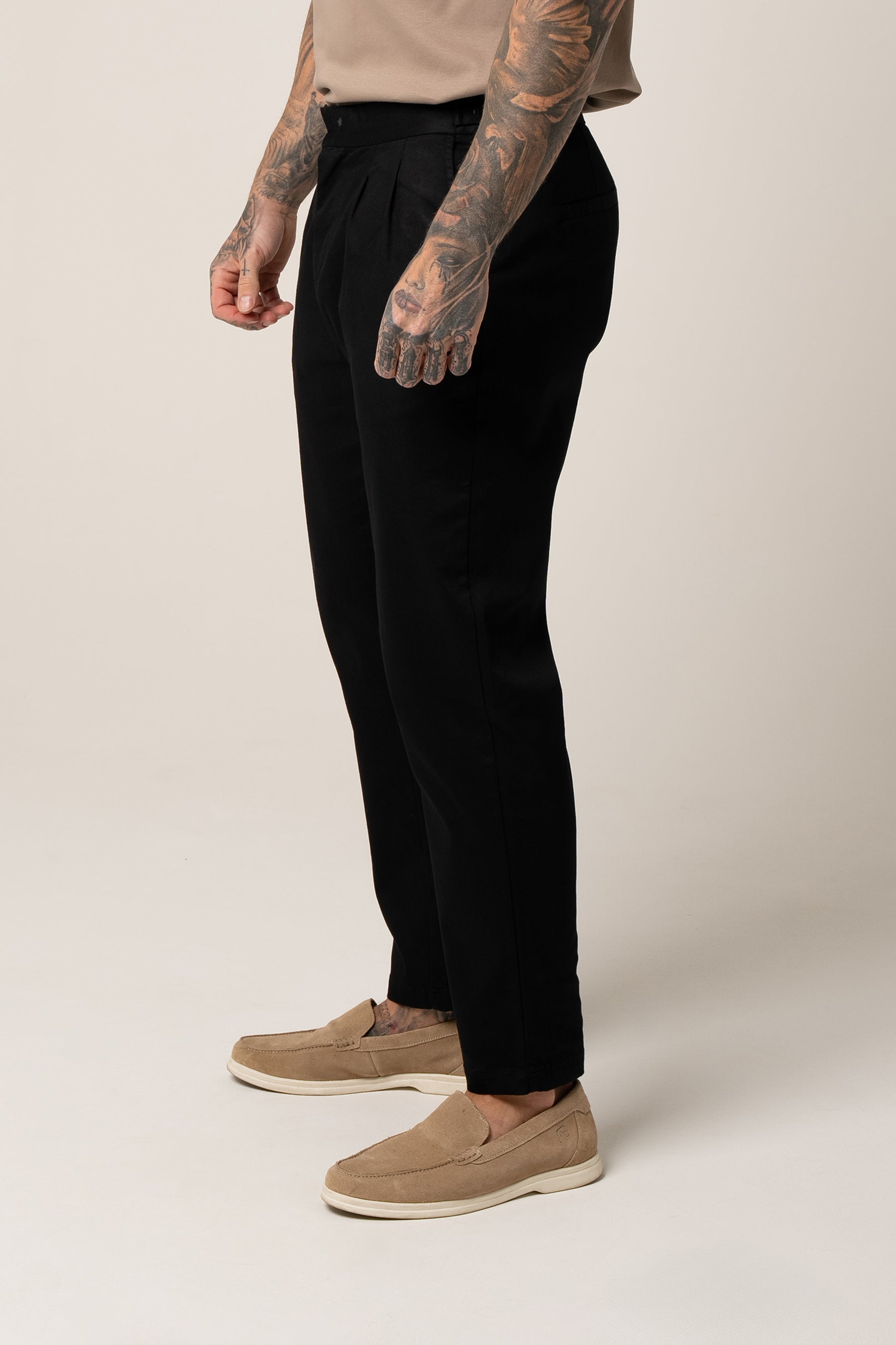 Rico Sartorial Trousers | Nero Profondo