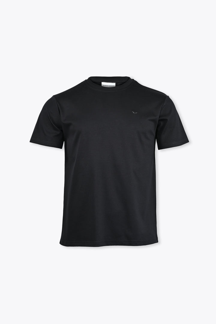 PIMA COTTON T-SHIRT in Black